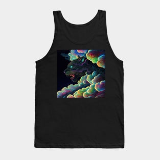 Clouded Black Panther Tank Top